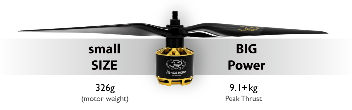 Scorpion A2-4222-560kv (60-64
